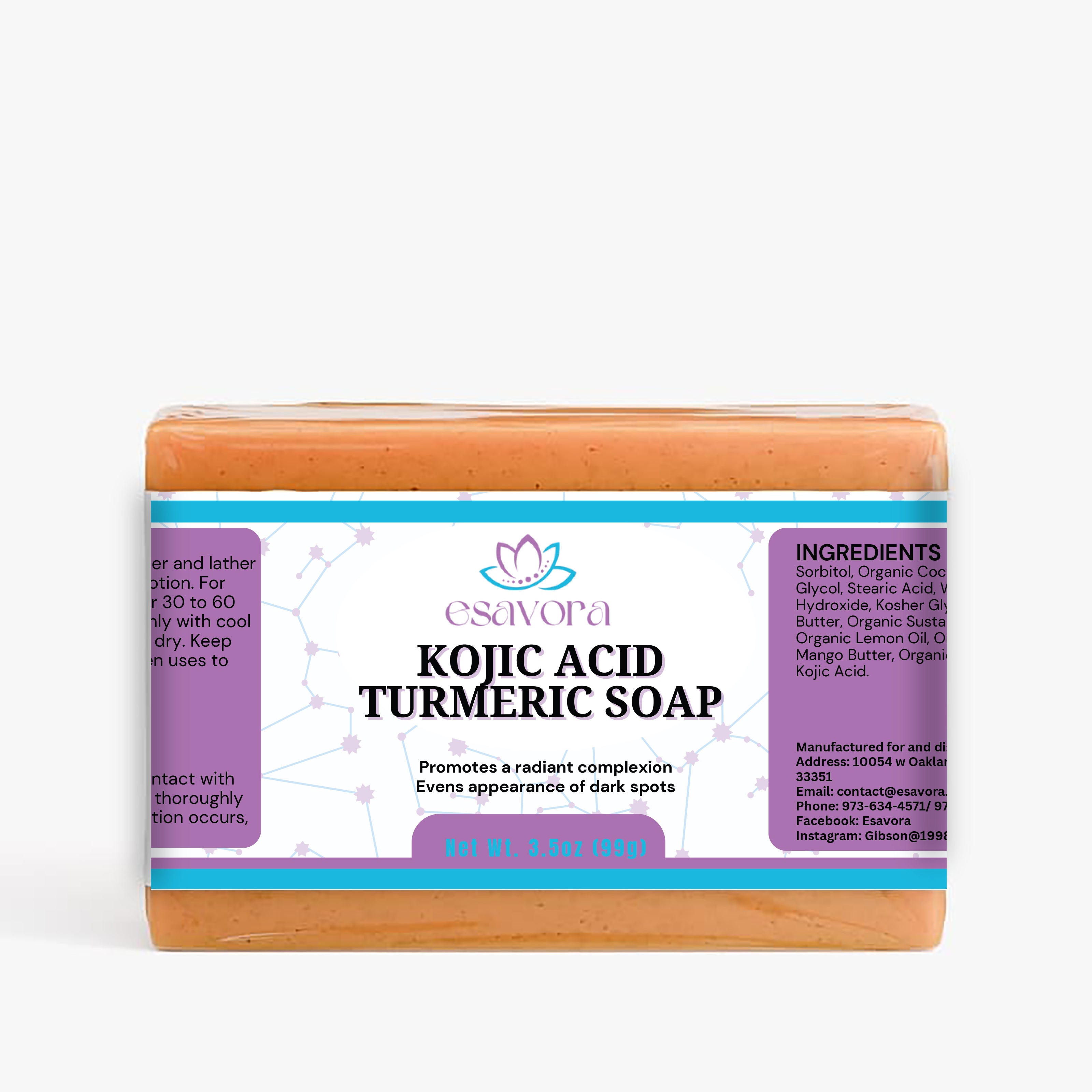 KOJIC ACID TURMERIC SOAP